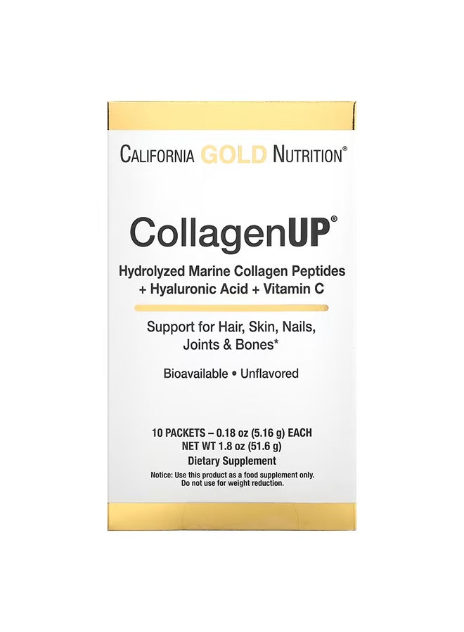 Pack Of 10 Hyaluronic Acid and Vitamin C Collagen Up