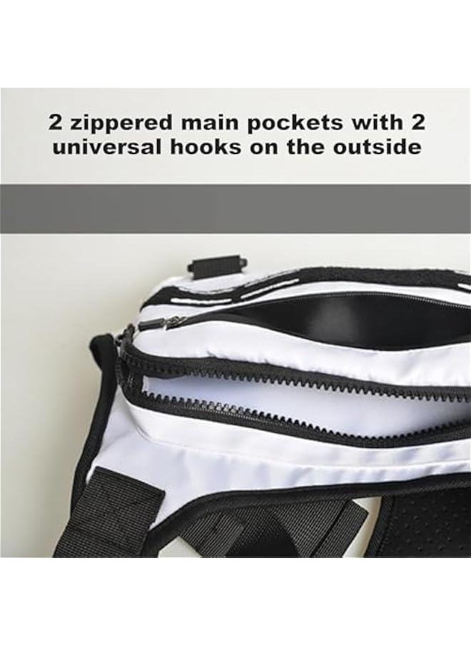 Adjustable Running Chest Bag | Chest Running Bag | Chest Workouts Pouch | Running Vest Bag - Men's and Women's Reflective Chest Pack, Chest Pouch, Running Backpack, and Adults