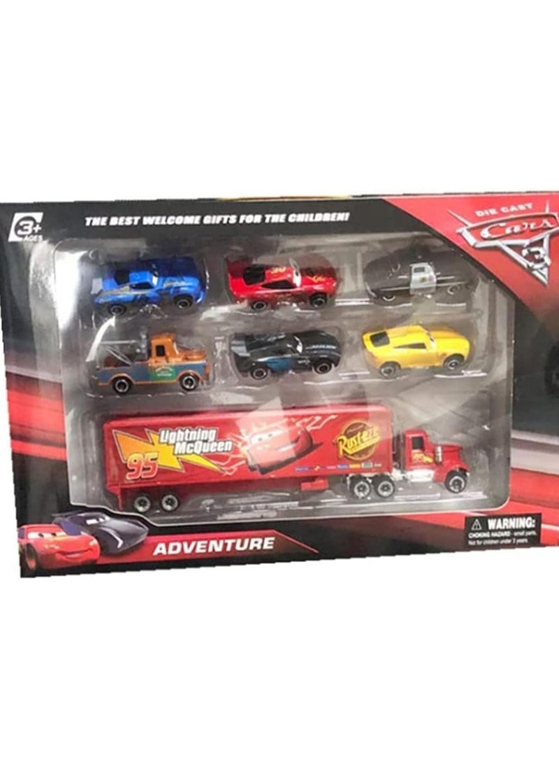 7 Pieces Cars Toy Set Deluxe Cars Toy Set