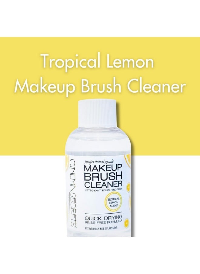 Professional Makeup Brush Cleaner, 2 Fl Oz, Lemon