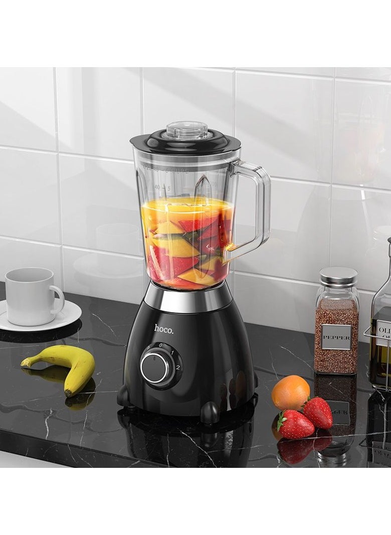 Hoco Electric 500W Retro 1.5L Juicer Maker Fruit Blender Black (HE33)