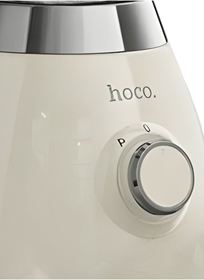 Hoco Electric 500W Retro 1.5L Juicer Maker Fruit Blender white (HE33)