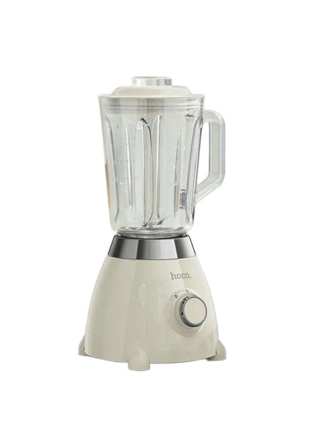 Hoco Electric 500W Retro 1.5L Juicer Maker Fruit Blender white (HE33)