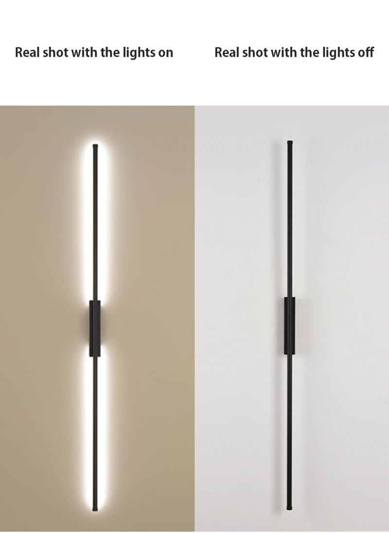 （120CM）Led Wall Lamp Modern Long Wall Light for Home Living Room Bedroom Mounted Sofa Background Wall Sconce Lighting Fixture,Nordic Wall Lamp,Modern Led Wall Lampbedside wall sconce