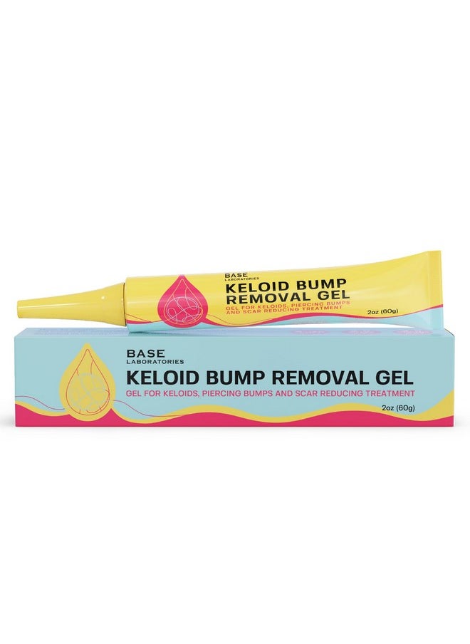 Keloid Bump Removal Gel | Natural Piercing Bump Treatment & Keloid Scar Gel | Keloid Scar Removal For All Scars, Keloids & Piercing Bumps | Soothing Piercing Aftercare Gel | 2 Oz