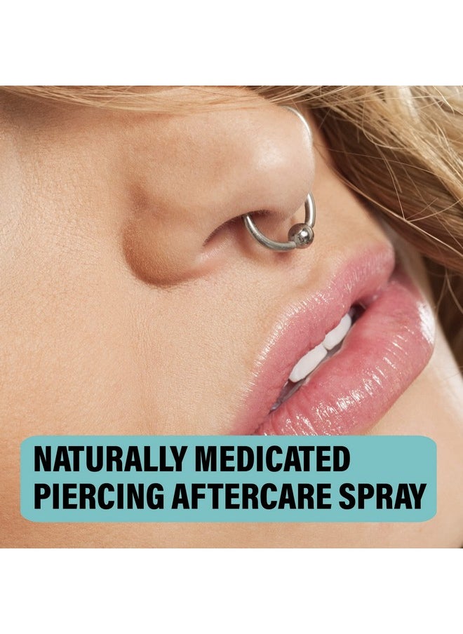 Piercing Aftercare Spray | Sterilizing Saline Spray For Piercings | Piercing Cleaner Spray For Ears, Nose - Saline Solution For Piercings, Piercing Bumps, Keloid Bumps & Wounds 4Oz