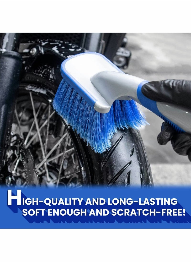 Cleaning Brush Car Wheel Brush Set Auto Bicycle Tire Brush Kit Motorcycle Detailing Brush