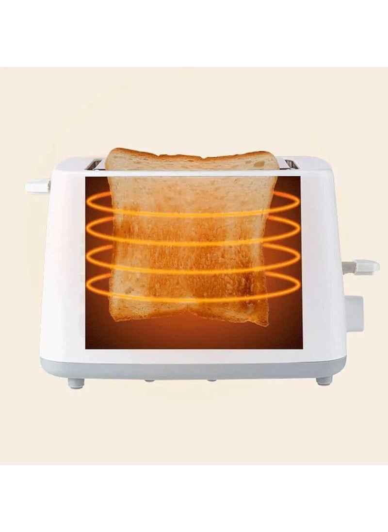 2 Slice Toaster, Stainless Steel Bread Toasters Best Rated Prime with Warming Rack, Extra Wide Slots Small Toaster, 6 Bread Shade Settings, Defrost/Reheat/Cancel Function, Removable Crumb Tray.