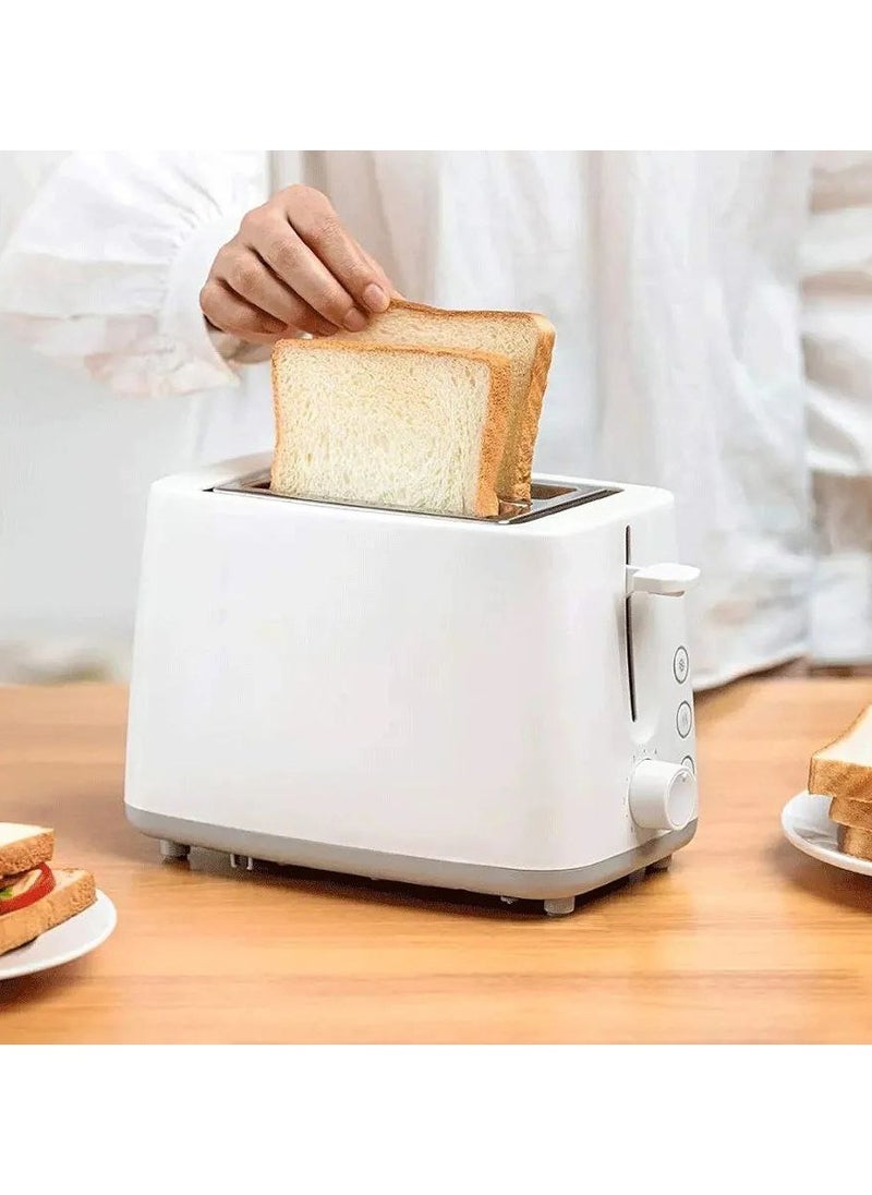 2 Slice Toaster, Stainless Steel Bread Toasters Best Rated Prime with Warming Rack, Extra Wide Slots Small Toaster, 6 Bread Shade Settings, Defrost/Reheat/Cancel Function, Removable Crumb Tray.