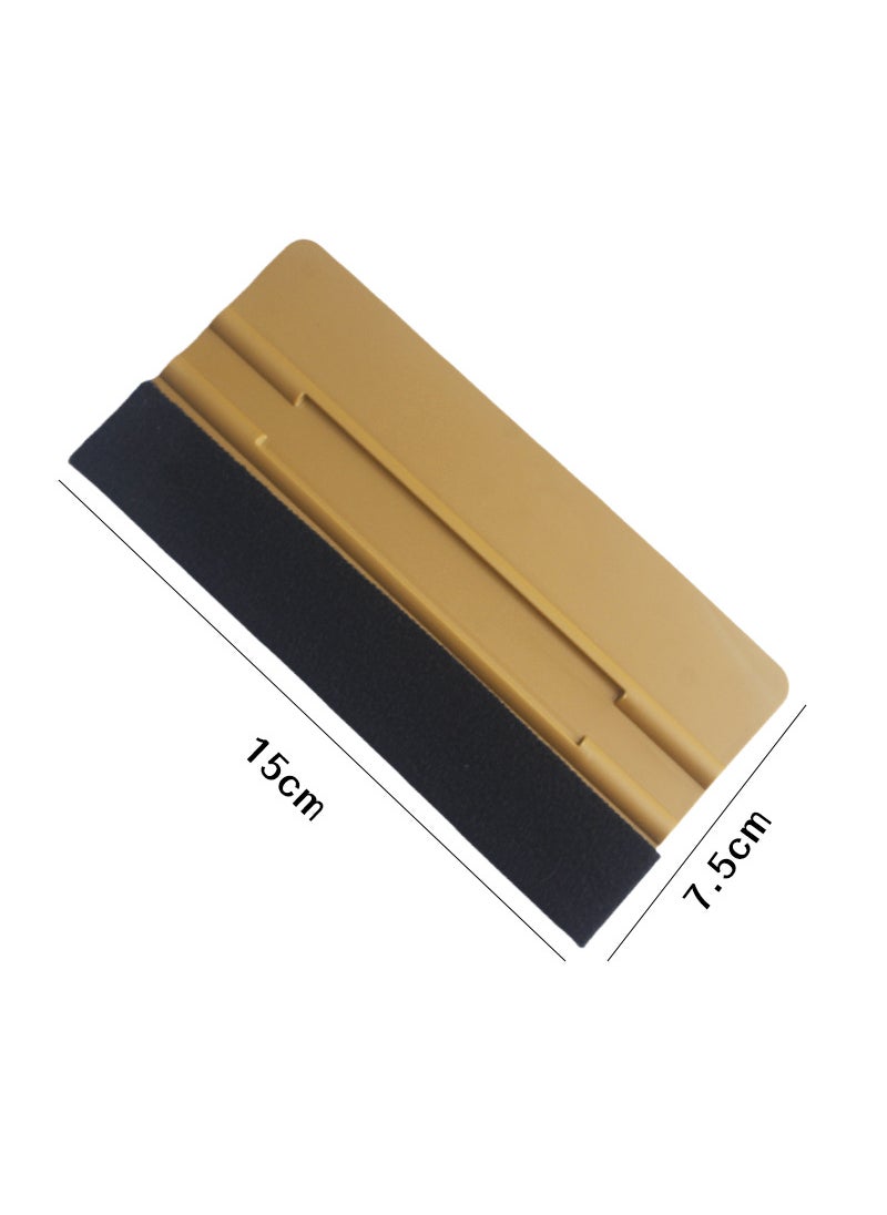 Auto Vinyl Wrap Squeegee Tool Large Size XK hook pile large gold scratch (moderate hardness)