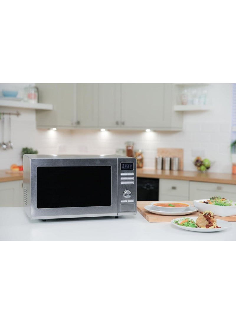 20L Digital 900w Solo Microwave Stainless Steel.