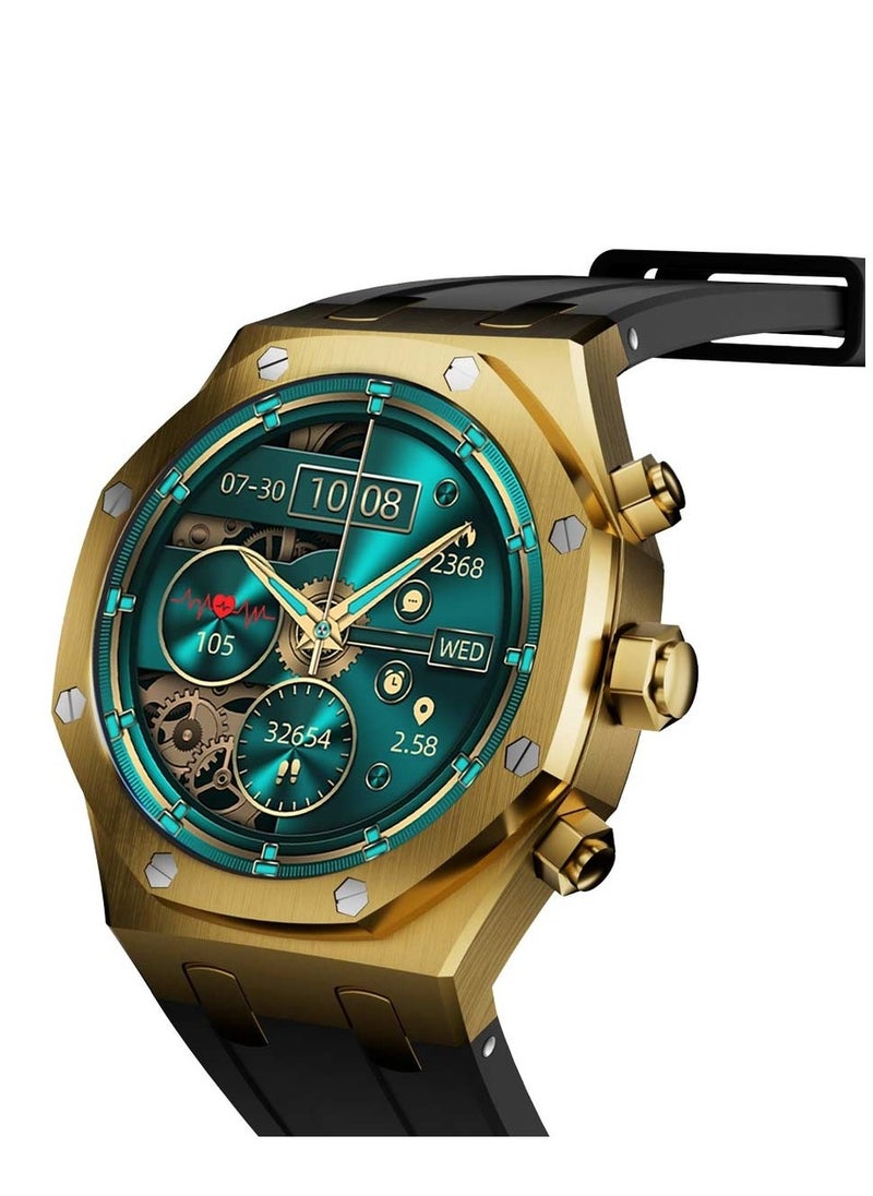 CristalloAP Smart Watch Blue Dial - Gold