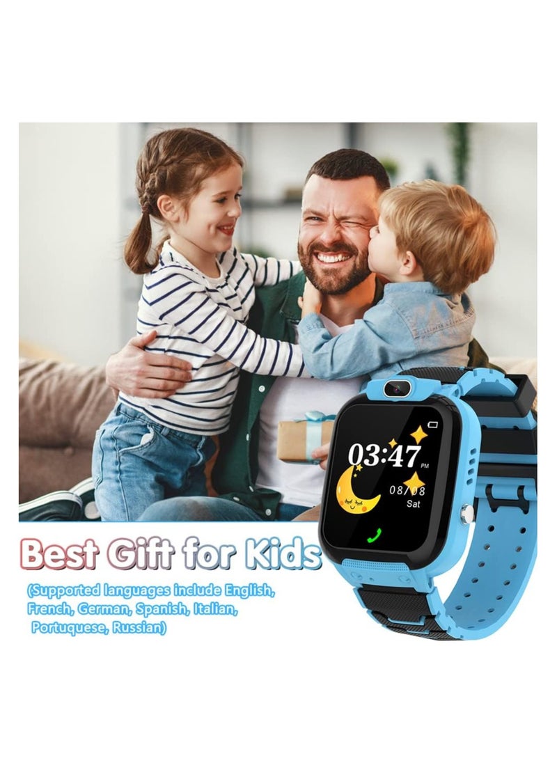 Kids Smart Watch for Boys Girls Age 3-12 Electronic Watches Toys with 16 Learning Game Camera Music Player Video Video Recording Alarm Clock Stopwatch HD Touchscreen 12/24 hr Children Birthday Gifts