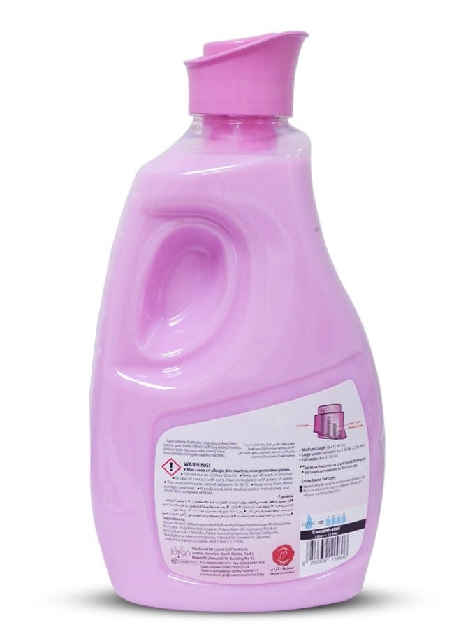 Fabric Softener & Freshener Concentrated Soft Pink 150 Washes 2x3000ml