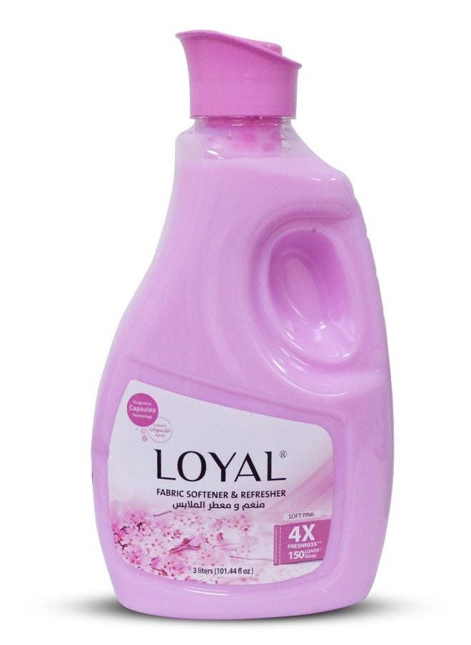 Fabric Softener & Freshener Concentrated Soft Pink 150 Washes 3000ml