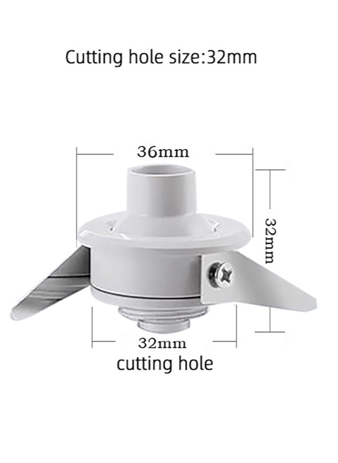 2 Pack Adjustable Recessed LED Spot Lights Fixtures,360 Degree Rotable,Mini Directional Spotlight Flush Mounted Ceiling Spot Lamp 3Watt Anti-Glare Lamps For Showcase Cabinet House Hanging Decoration