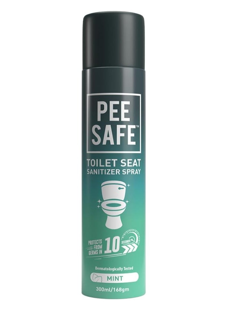 PEE SAFE Toilet Seat Sanitizer Mint Spray, 300 ml