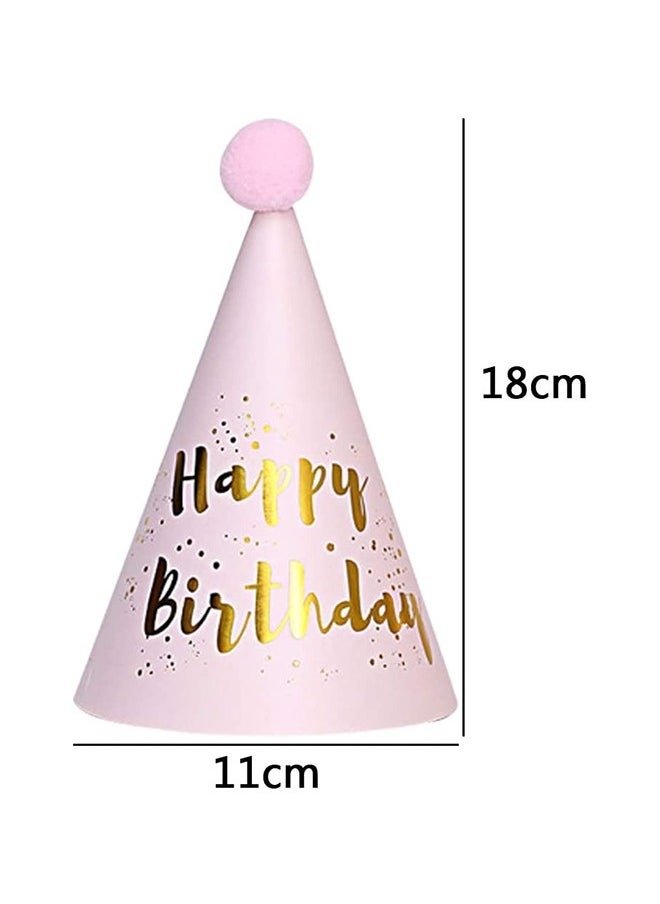 12-Piece Birthday Party Hat Set, Birthday Party Cone Hats, Birthday Paper Hats for Kids