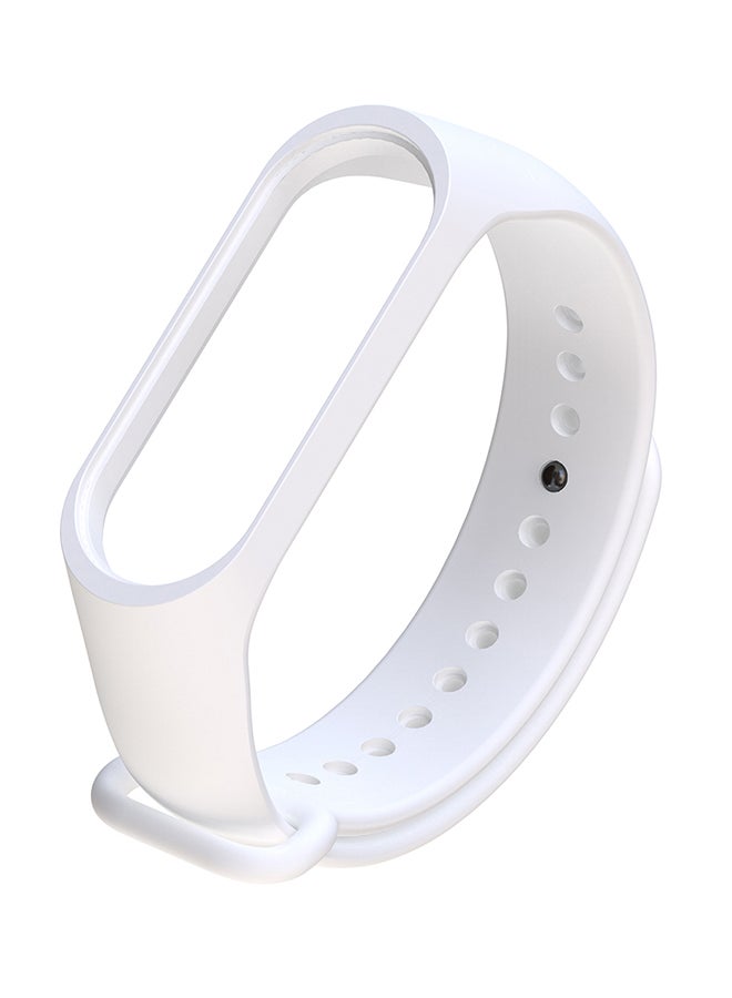 Replacement Watch Band For Xiaomi Mi Band 4 White