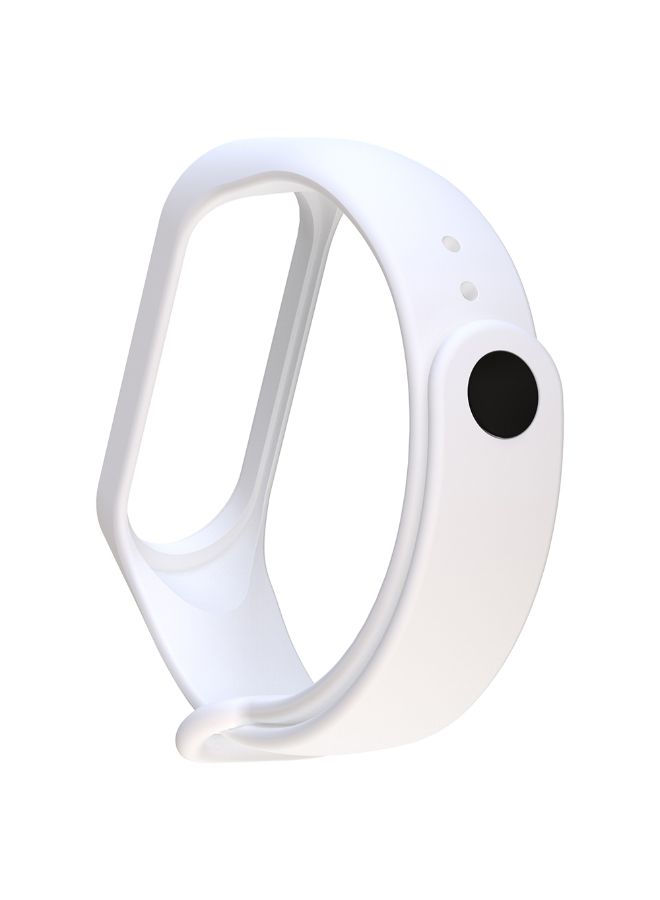 Replacement Watch Band For Xiaomi Mi Band 4 White