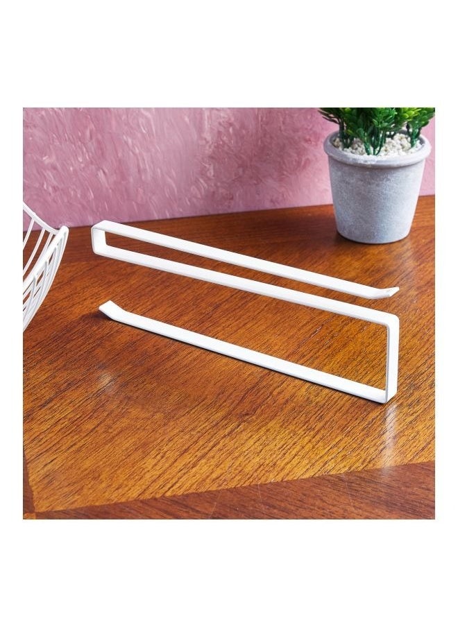 Paper Roll Holder, Under Cabinet Wall Mount for Kitchen Paper Towel, Paper Towel Roll Rack for Bathroom Towel