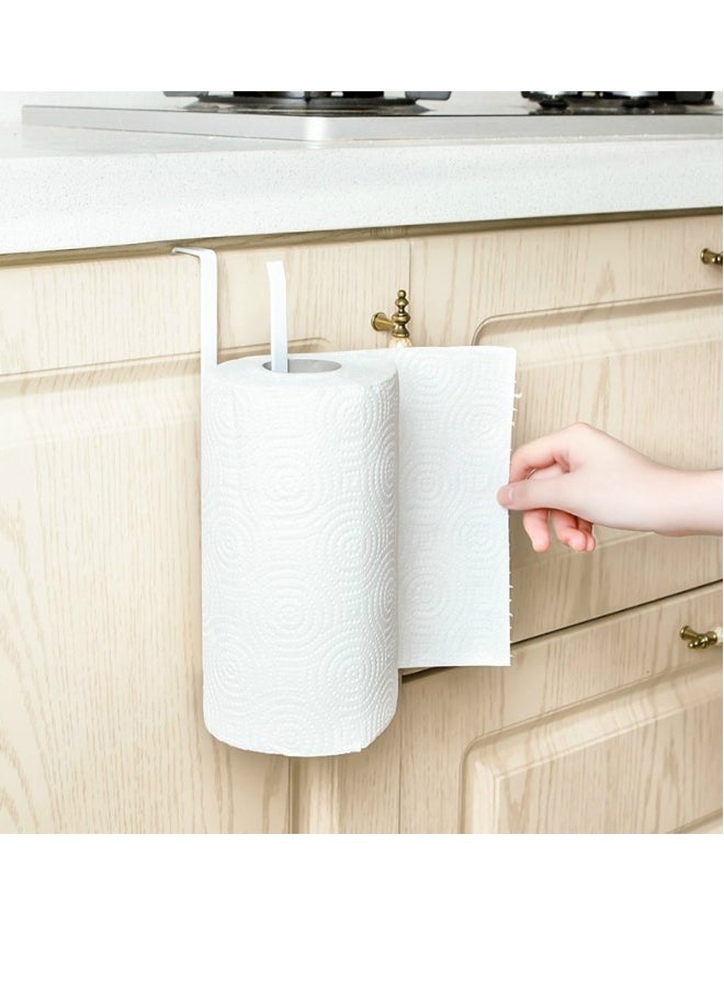 Paper Roll Holder, Under Cabinet Wall Mount for Kitchen Paper Towel, Paper Towel Roll Rack for Bathroom Towel