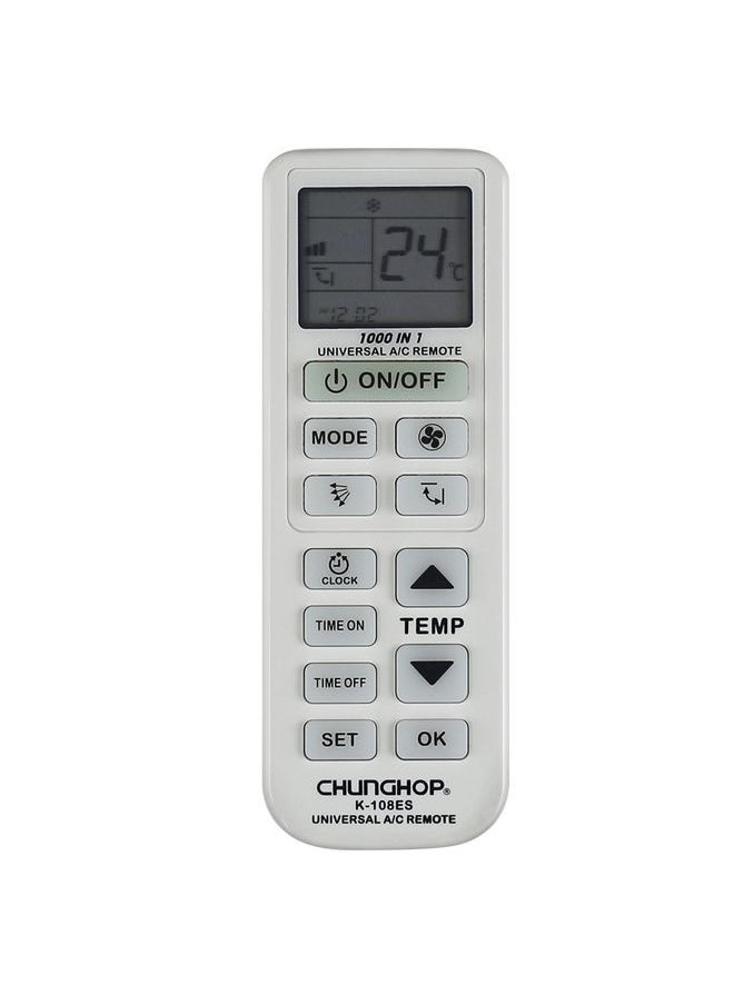 Chunghop Universal A/C Remote Control (K-108ES)