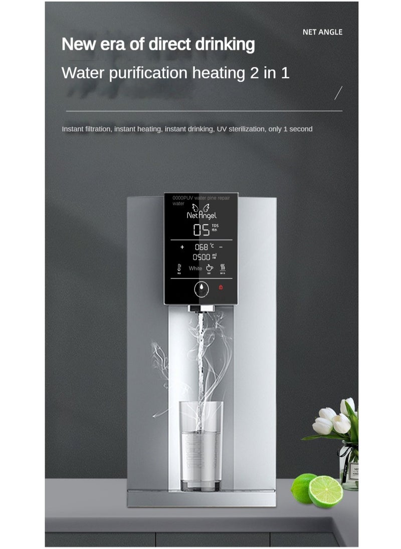 RO Reverse Osmosis Hospital and School Commercial Grade Fully Automatic Pure Water Dispenser Instant Heating TDS Display UV Sterilization