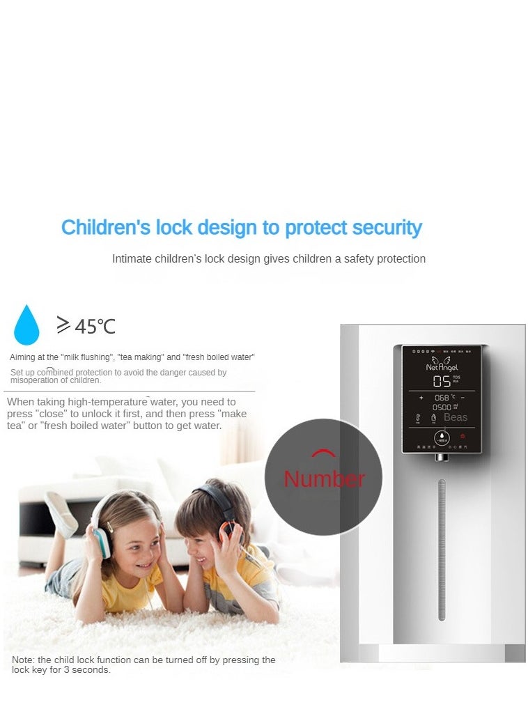 Child Lock Hospital and School Special Instant Hot Water Dispenser Intelligent Temperature Control  Four-Stage Filtration  UV Sterilization