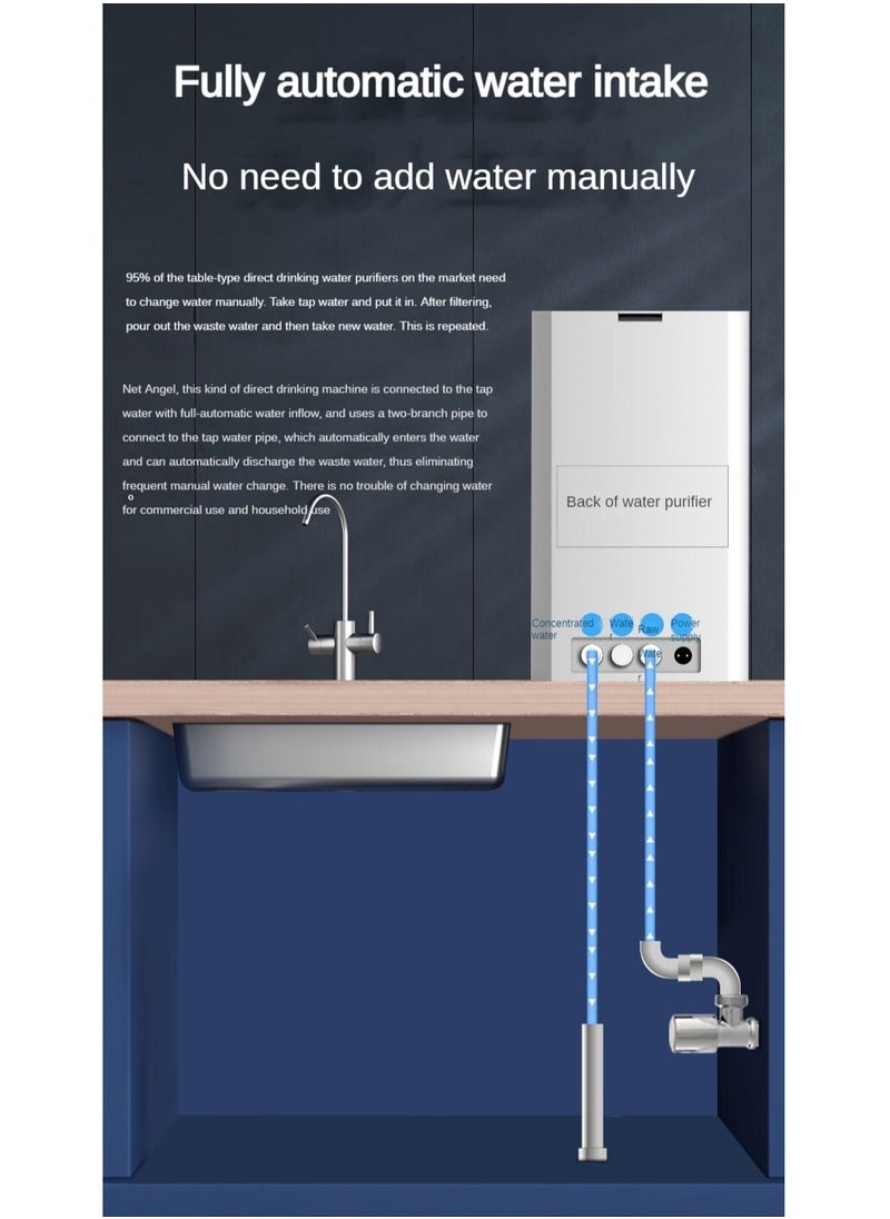 Reverse Osmosis Instant Heating Fully Automatic Water Dispenser UV Sterilization