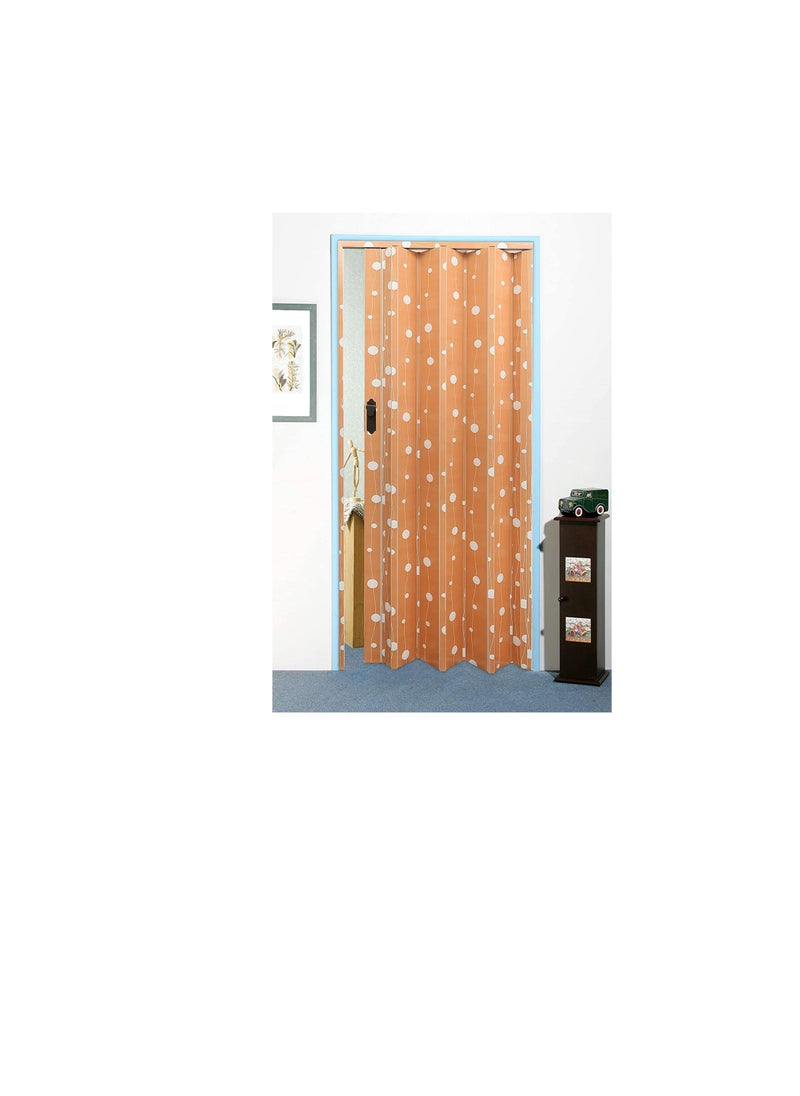 Folding Sliding Doors 210cm Height x 100cm Width Made in Taiwan (PEACH)