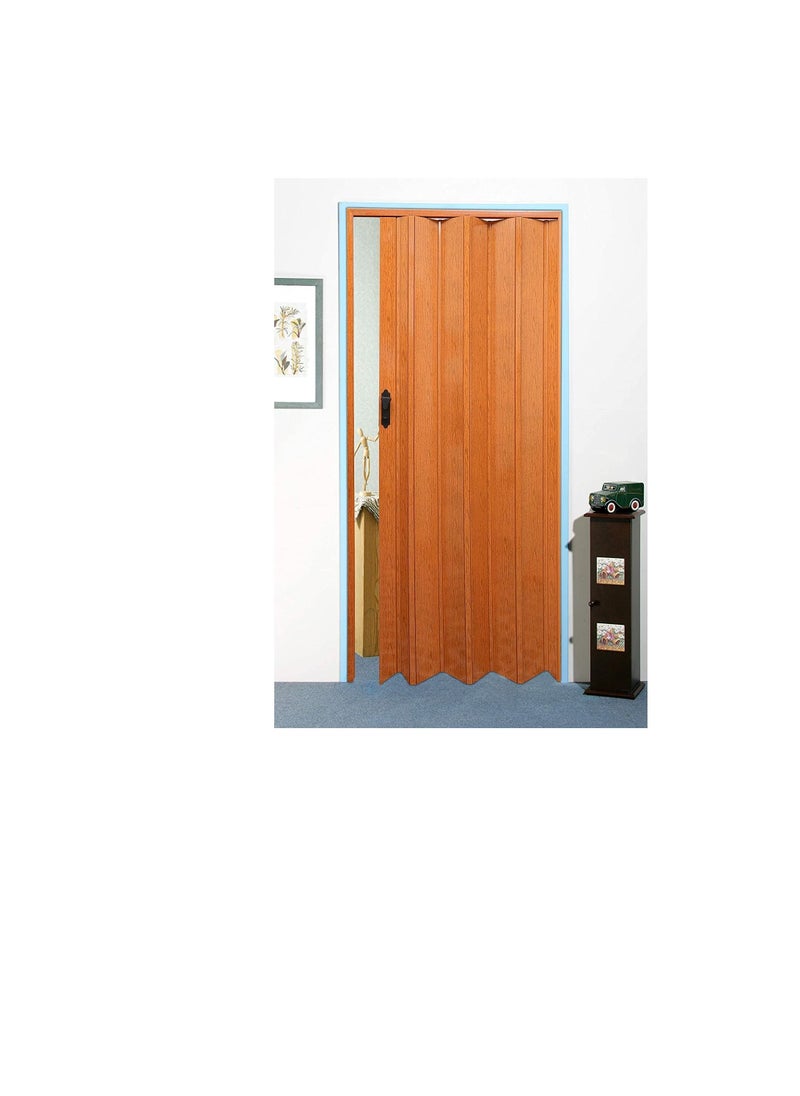 Folding Sliding Doors 210cm Height x 100cm Width Made in Taiwan (DARK OAK)