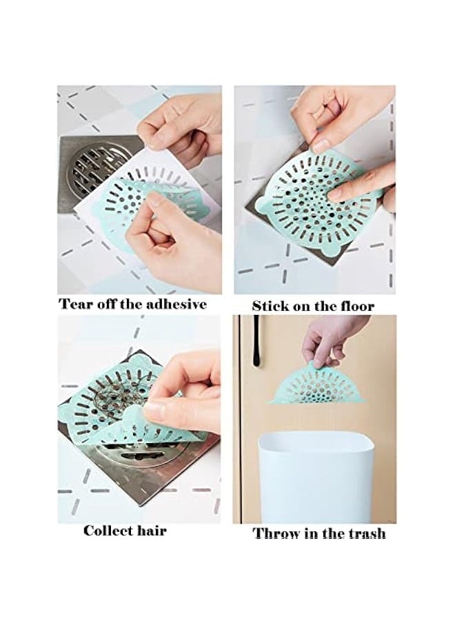 Pack of 40 Sink Strainer Drain Hair Catcher Hair Stopper Hair Strainer for Showers Drain Cover Drain Strainer Sink Filter Hair Strainer Floor Drain Filter Drain Cover for Kitchen Bathtub Bathroom