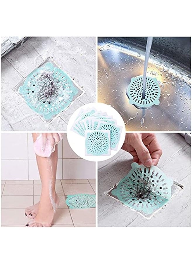 Pack of 40 Sink Strainer Drain Hair Catcher Hair Stopper Hair Strainer for Showers Drain Cover Drain Strainer Sink Filter Hair Strainer Floor Drain Filter Drain Cover for Kitchen Bathtub Bathroom