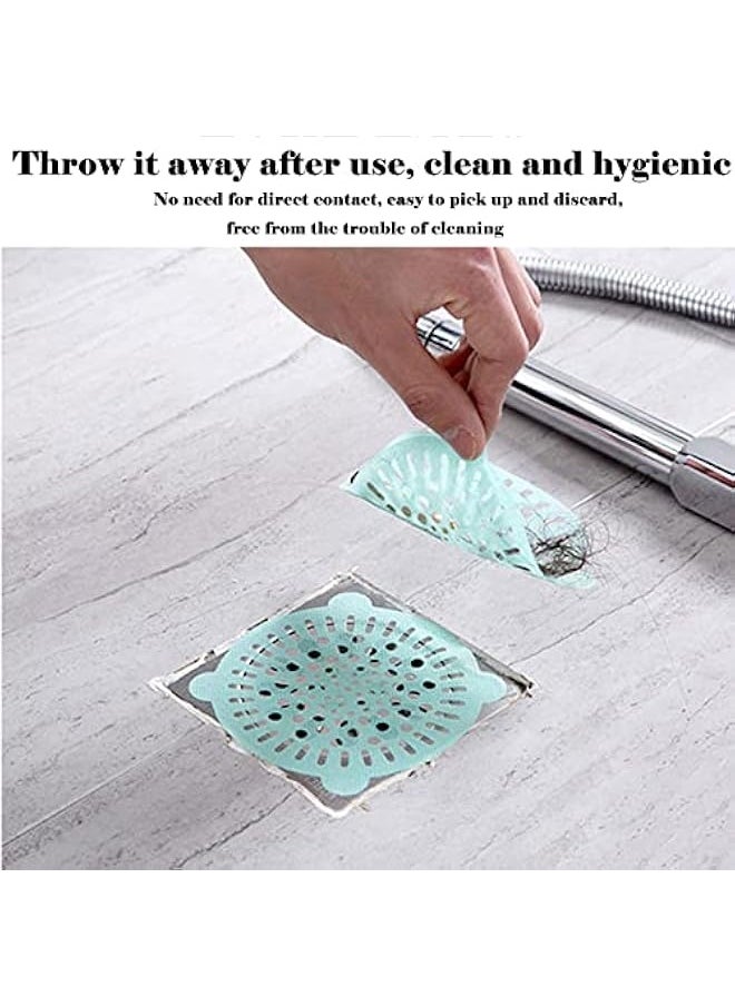 Pack of 40 Sink Strainer Drain Hair Catcher Hair Stopper Hair Strainer for Showers Drain Cover Drain Strainer Sink Filter Hair Strainer Floor Drain Filter Drain Cover for Kitchen Bathtub Bathroom