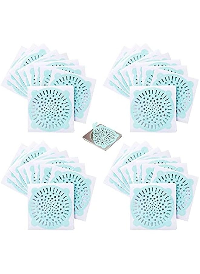 Pack of 40 Sink Strainer Drain Hair Catcher Hair Stopper Hair Strainer for Showers Drain Cover Drain Strainer Sink Filter Hair Strainer Floor Drain Filter Drain Cover for Kitchen Bathtub Bathroom