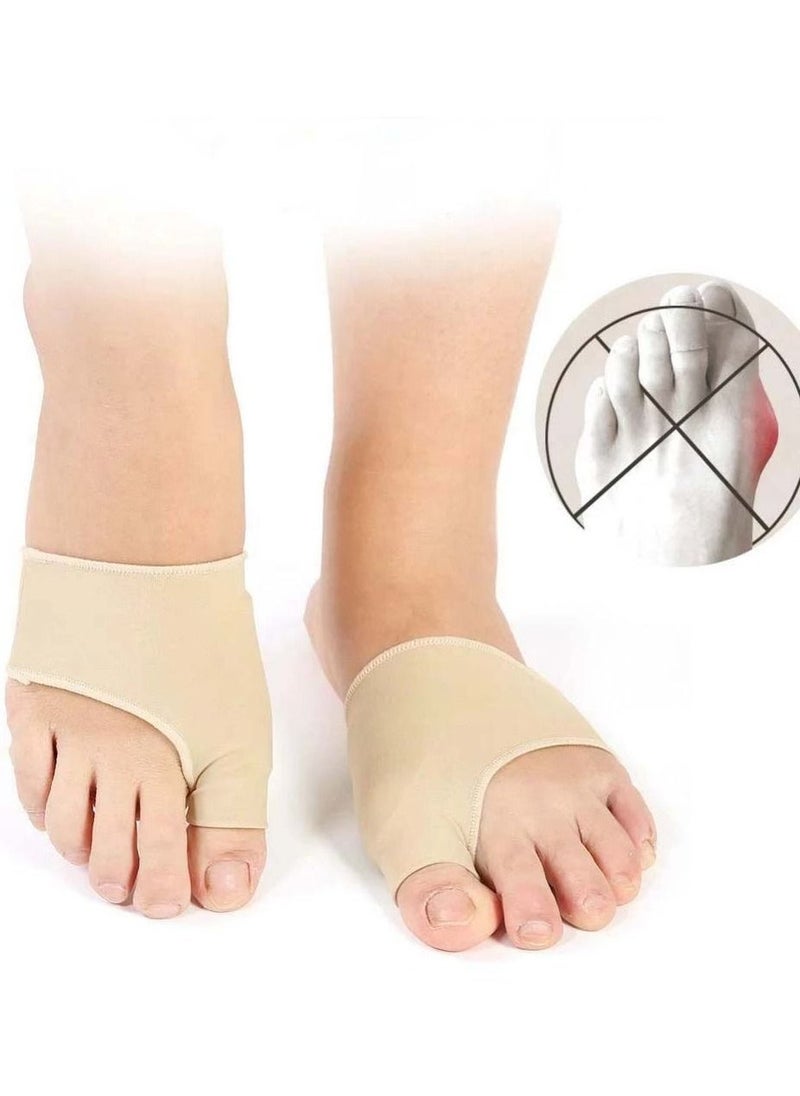 Bunion Corrector 2Pcs Valgus Orthosis for Big Toe Gel Cushion Brace Support Hallux Hammer Pain and Inflammation Relief Guard Shield Unisex Women Men