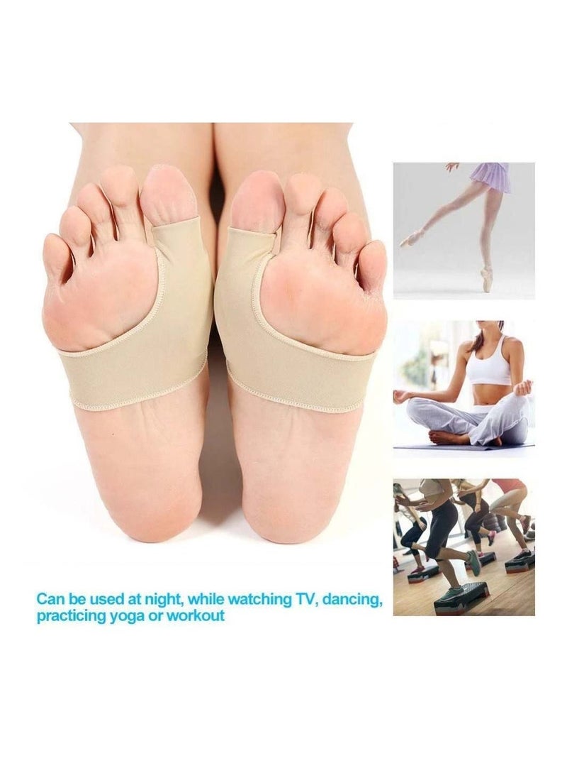 Bunion Corrector 2Pcs Valgus Orthosis for Big Toe Gel Cushion Brace Support Hallux Hammer Pain and Inflammation Relief Guard Shield Unisex Women Men