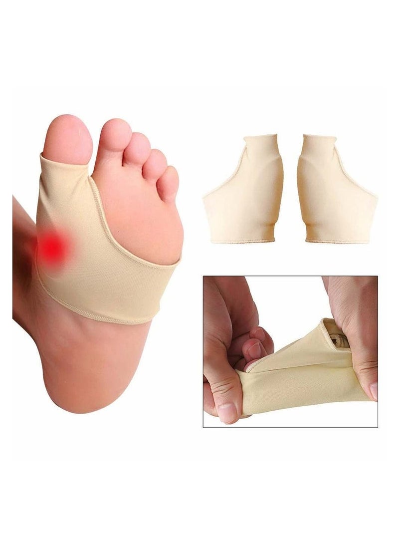 Bunion Corrector 2Pcs Valgus Orthosis for Big Toe Gel Cushion Brace Support Hallux Hammer Pain and Inflammation Relief Guard Shield Unisex Women Men