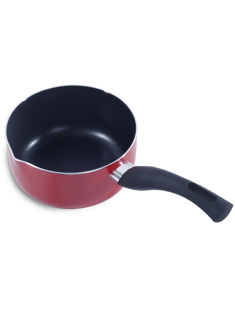 HOMEWAY Nonstick Saucepan 18CM – Induction Compatible, Durable, Easy to Clean, Heat-Resistant Handle