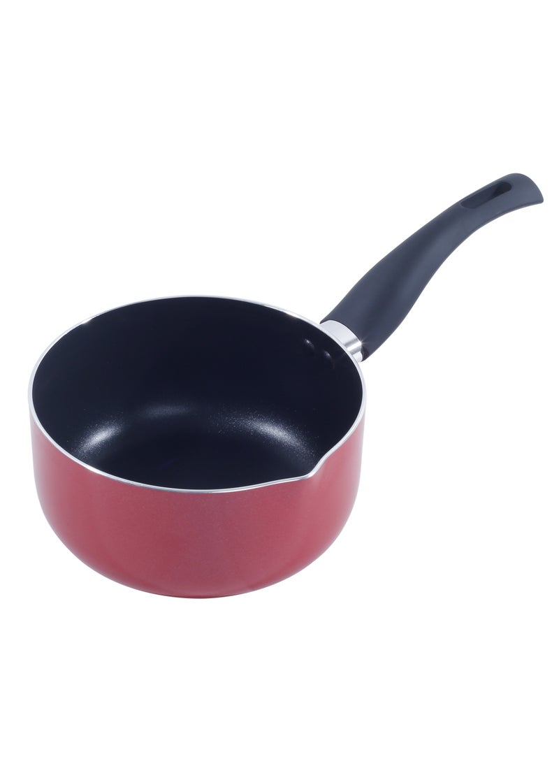 HOMEWAY Nonstick Saucepan 18CM – Induction Compatible, Durable, Easy to Clean, Heat-Resistant Handle