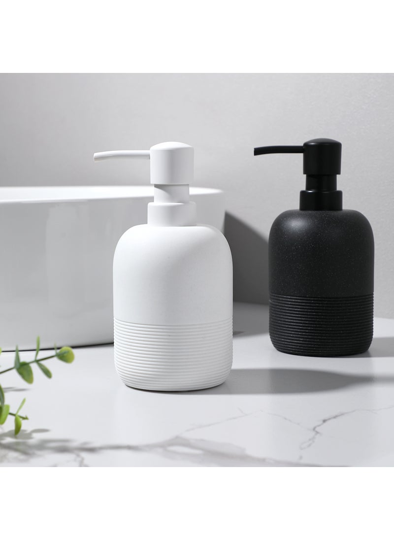 Creative Minimalist Soap Dispenser for Bathroom White + Black