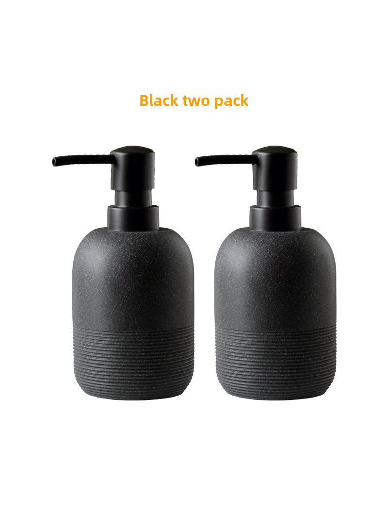 Creative Minimalist Soap Dispenser for Bathroom Black two