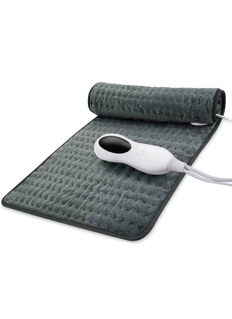 Heating Pad, Electric Heat Pad for Back Pain and Cramps Relief Electric Fast Heat Pad with 10 Heat Settings Auto Shut Off Machine Washable 12