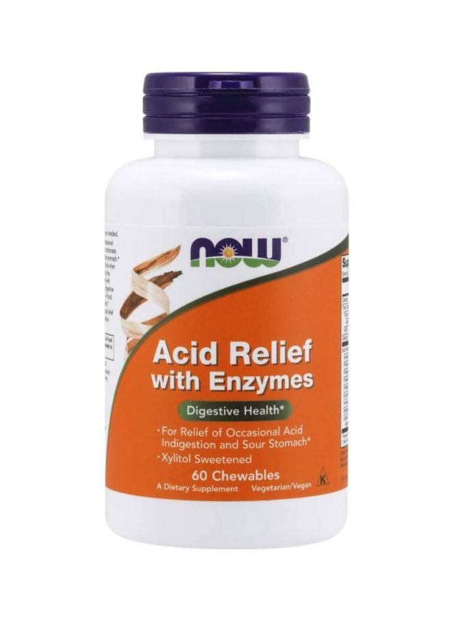 Acid Relief With Enzymes 60 Chewables