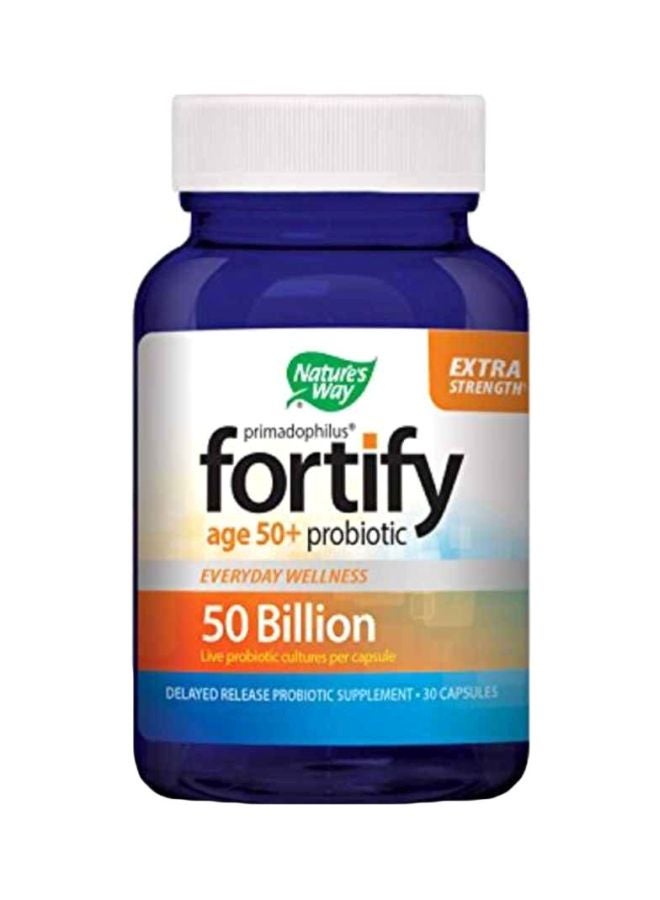 Primadophilus Fortify 50+ Probiotic Supplement - 30 Caplets