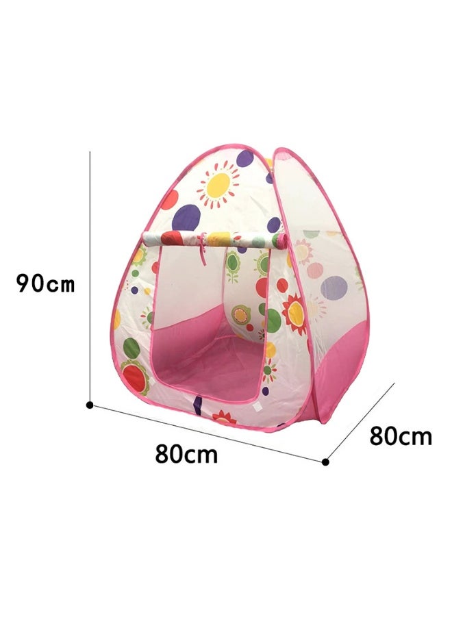 Folding Tent Ocean Ball Lightweight Portable Easy To Carry For Picnic Outings 90x90x90cm