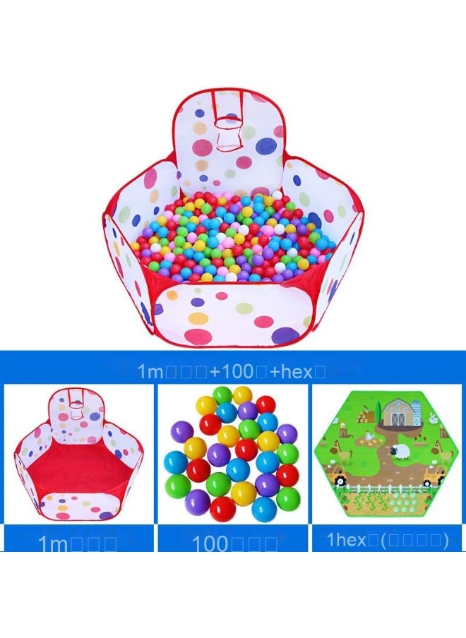 Polka Dot Pattern Foldable Kids Play House Outdoor And Indoor Tent Premium Quality 70 * 60 *120cm