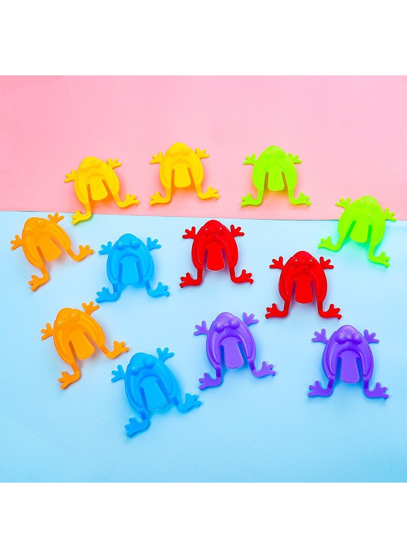 Mini Jumping Frog Nostalgic Childrens Toy Solid color jumping frog