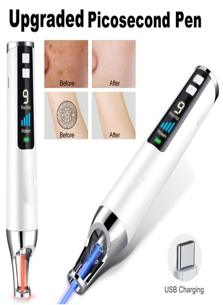 Handheld Laser Picosecond Skin Tattoo Dark Spot Removal Laser Pen Beauty Device（Blu-ray）